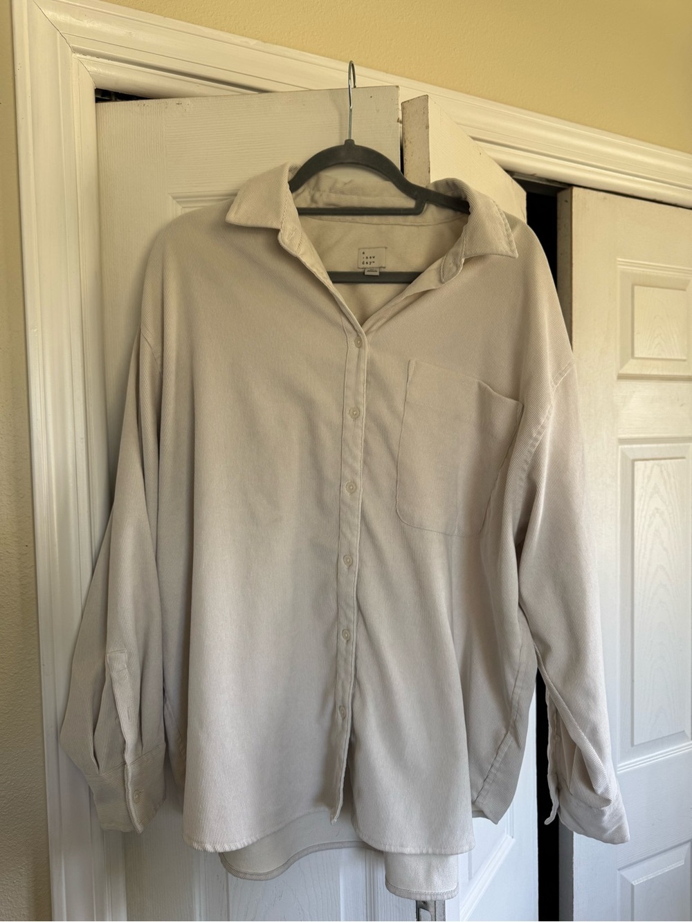 a new day Light Beige Collared Shirt
